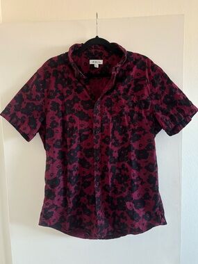 Men’s The Rail Floral cotton button up shirt